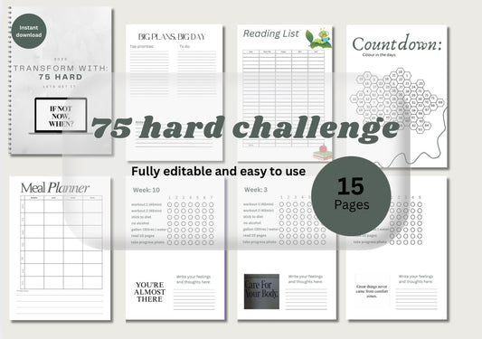 75 Hard Challenge eBook: Your Ultimate Guide to Mental Toughness and Transformation